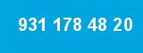 931 178 48 20 931 178 48 20